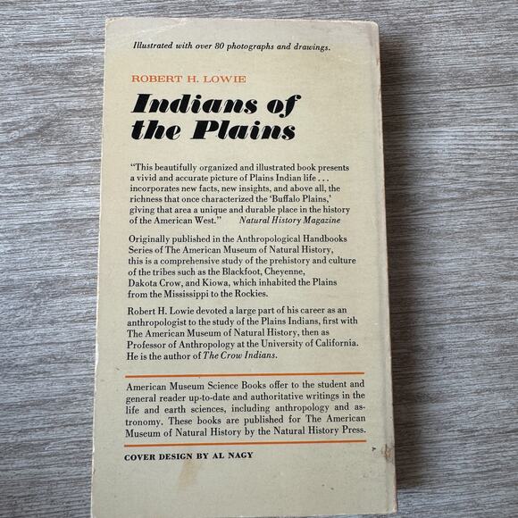 Indians of the Plains by Robert H Lowie 1963 History of the American West Native - Picture 4 of 4